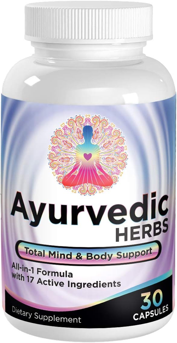 All-in-1 Ayurvedic Herbs/Supplements - Ayurveda Mind/Body/Spirit Herbal Formula Supplement/Pills: Health & Personal Care