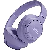 JBL Tune 720BT - Wireless Over-Ear Headphones with JBL Pure Bass Sound, Bluetooth 5.3, Up to 76H Battery Life and Speed Charge, Lightweight, Comfortable and Foldable Design (Purple)