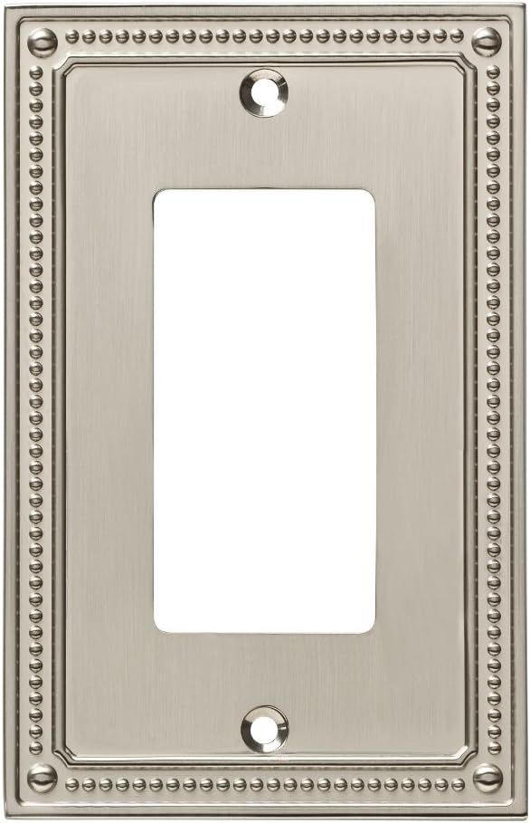 Franklin Brass W35060-SN-C Wall Switch Plate, Single, Satin Nickel - - 