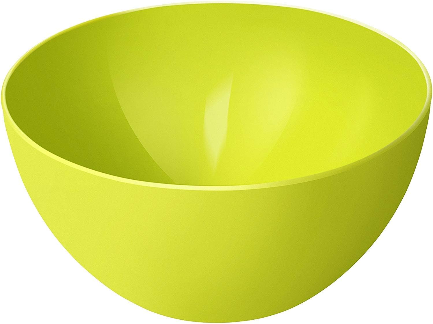 Rotho Caruba kleine Schüssel 3l, Kunststoff (PP) BPA-frei, grün, 3l (22,5 x 22,5 x 11,0 cm)
