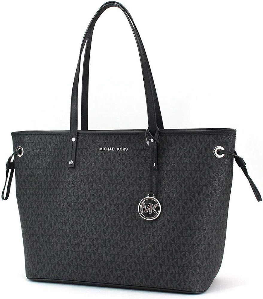 michael kors large drawstring signature tote purse