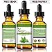 4 oz - Free Ebook + Glass Dropper - Green Spirit Natural Peppermint Oil (Mentha piperita) 100% Pure Therapeutic Grade - Comes with Two Tops, Screw Top for Storage -Threaded Dropper for Easy Dispensing