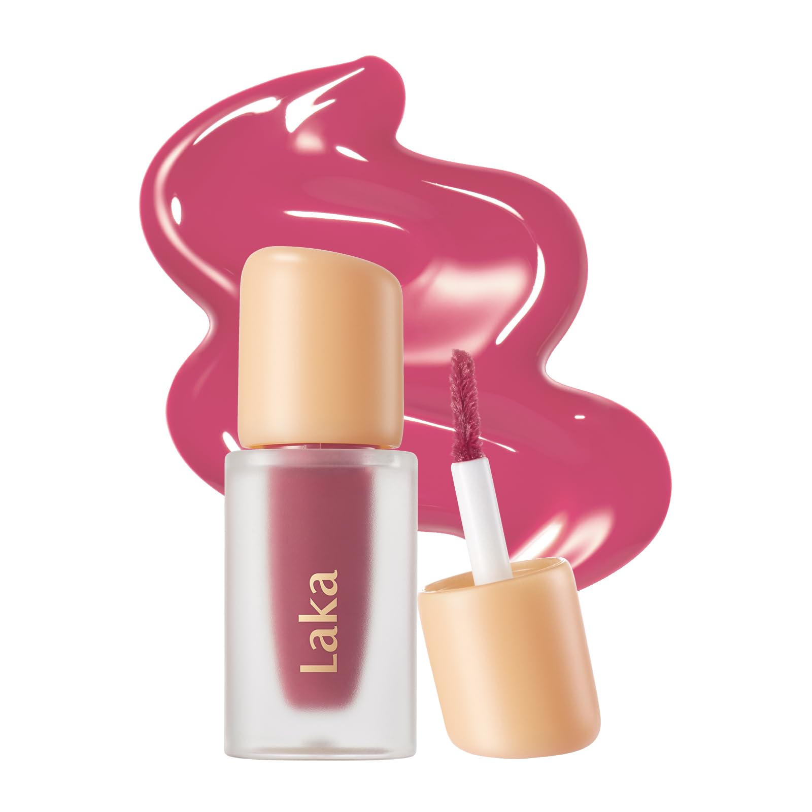 Laka Fruity Glam Lip Tint Mini, Glowing Lip Stain