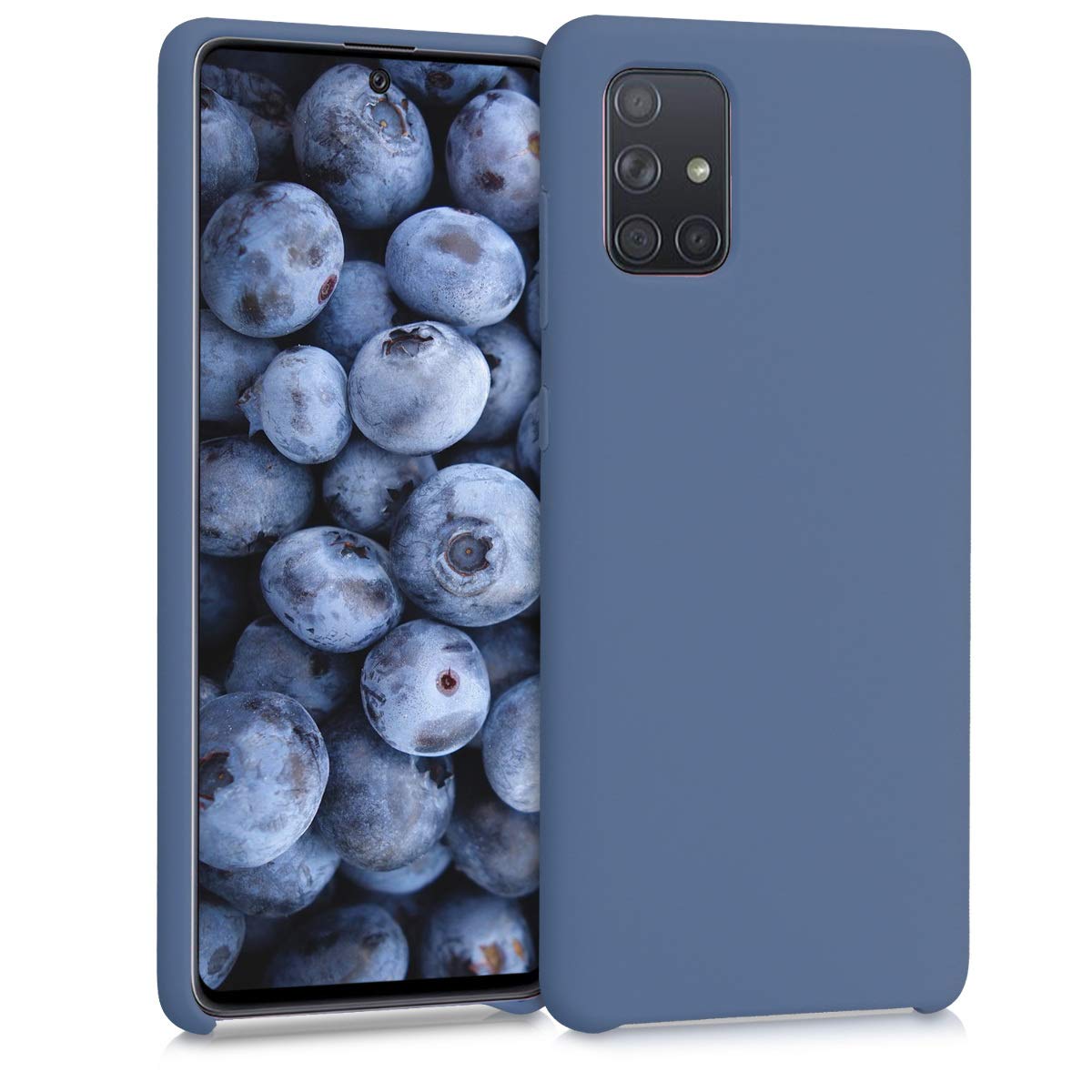 kwmobile TPU Silicone Case Compatible with Samsung Galaxy A71 - Case Slim Phone Cover with Soft Finish - Lilac