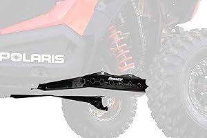 SuperATV Rear Trailing Arms for 2018+ Polaris RZR XP Turbo S | 2019+ Polaris RZR XP 4 Turbo S | 2019+ Polaris Turbo S Velocity | 2019+ Polaris RZR XP 4 Turbo S Velocity | Clears 40" tires | Black