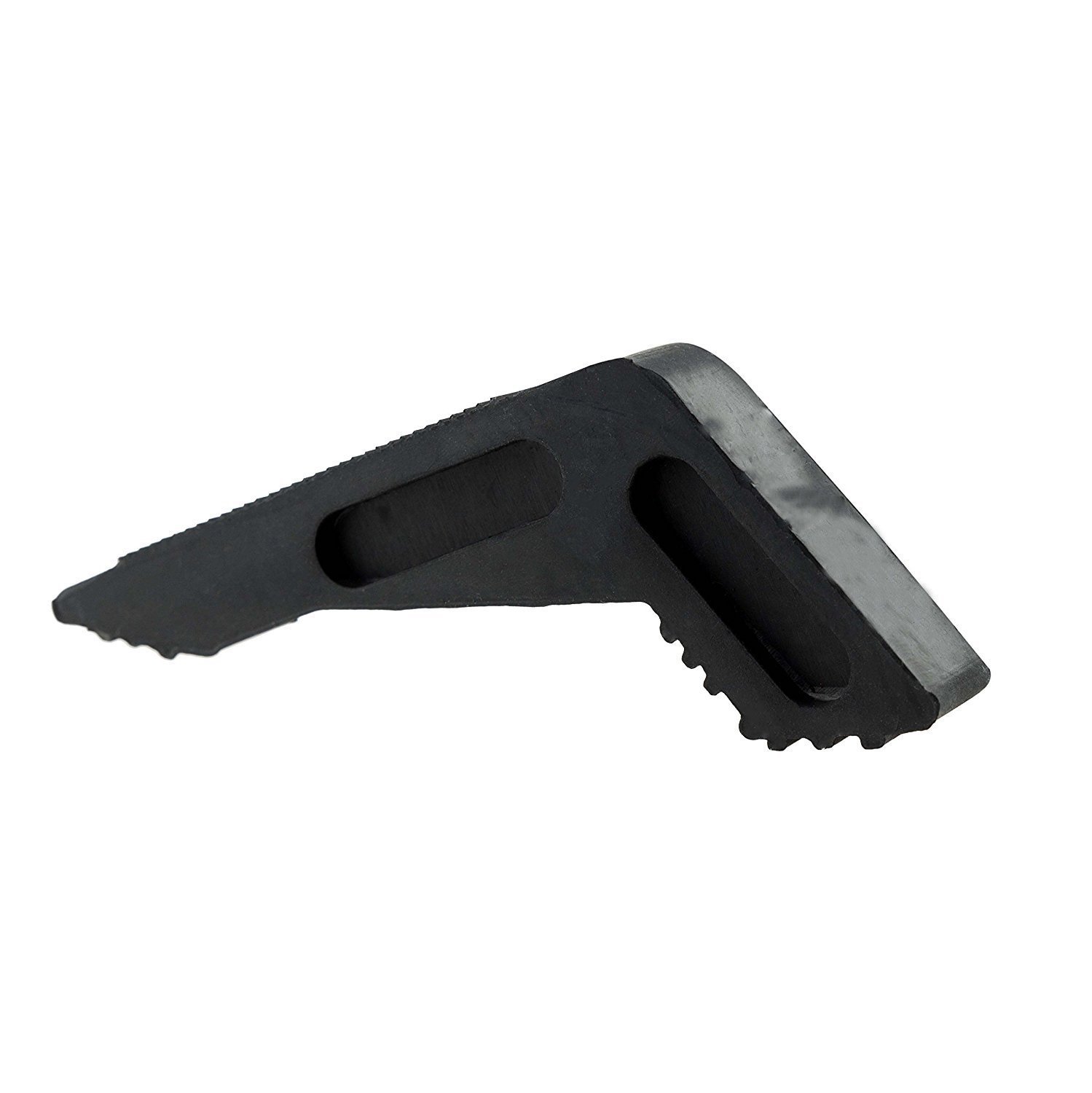 MXY Door Stopper, Heavy Duty Rubber Door Stop Wedge for Large Door Gaps to Help Fix The Door for Home Office Classroom Works on Different Floor Surfaces (Black)