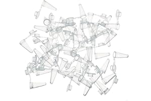 MUHWA 2000pcs PCR Tube with Flat Cap, 0.1 ml Microcentrifuge Tube, 0.1ml PCR Reaction Tube