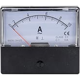 BAOMAIN DH-670 AC 0-10A Class 2.5 Analog Panel Amp Ammeter | AC 0-10A panel ammeter for easy current testing. Class 2.5 accuracy with clear scale.