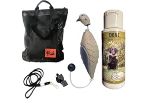 HuntEmUp Ultimate Dove Dog Training Scent - with Realistic Dove Dummy, and Mesh Bag
