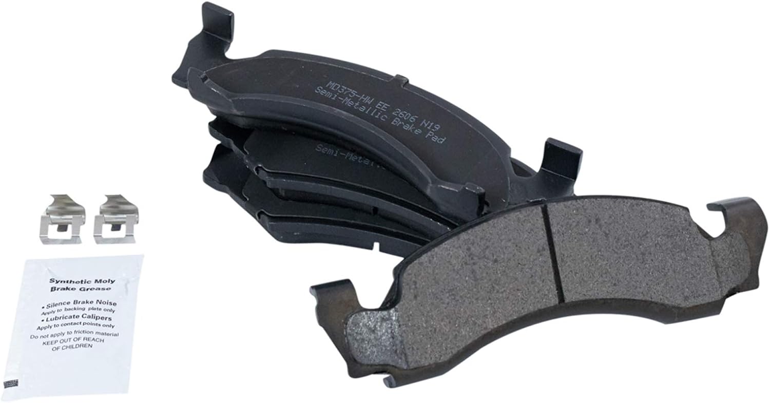 Front Metallic Brake Pad Set & Rotor Kit For Ford F150 2WD