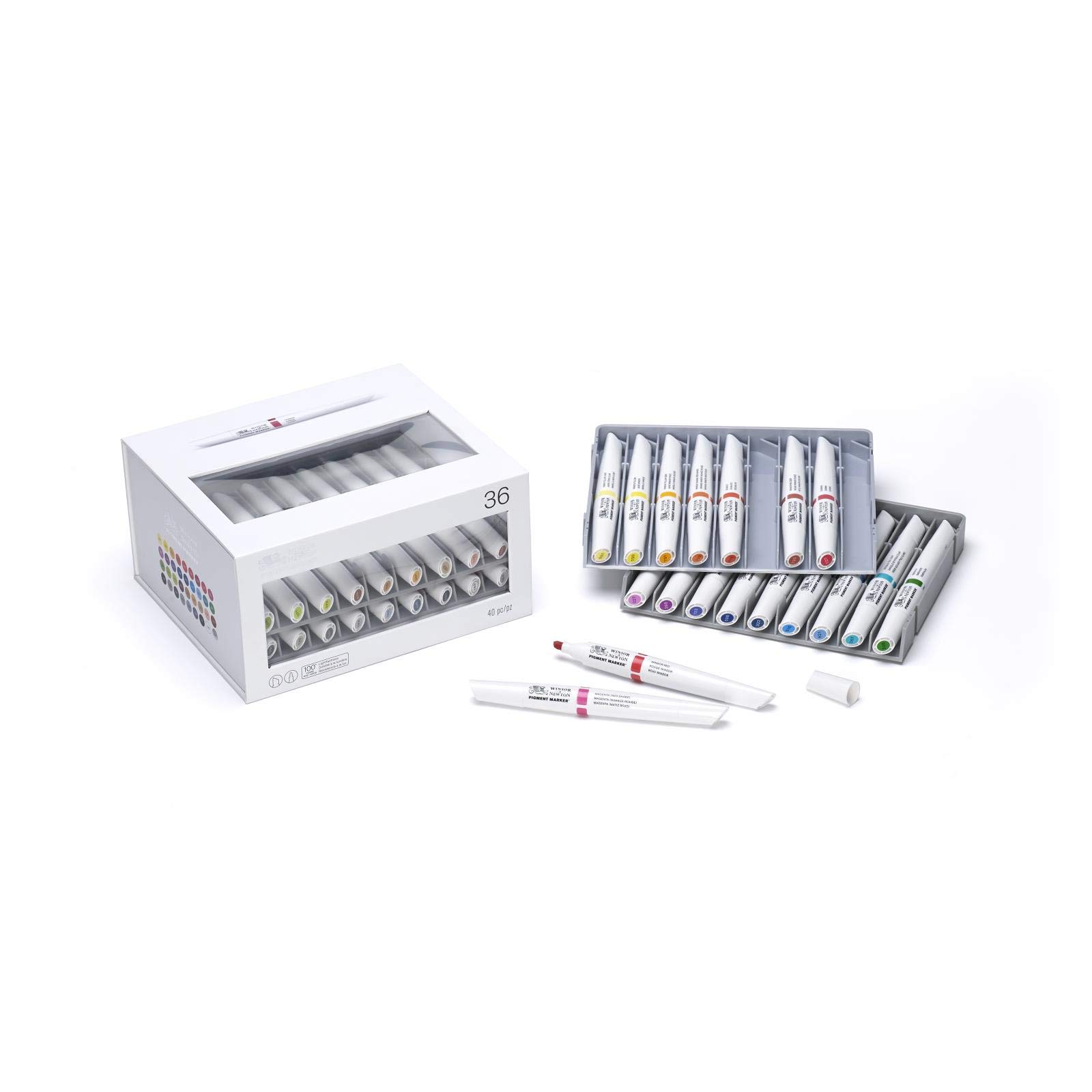 Winsor & Newton Pigment Marker (Pack of 36)