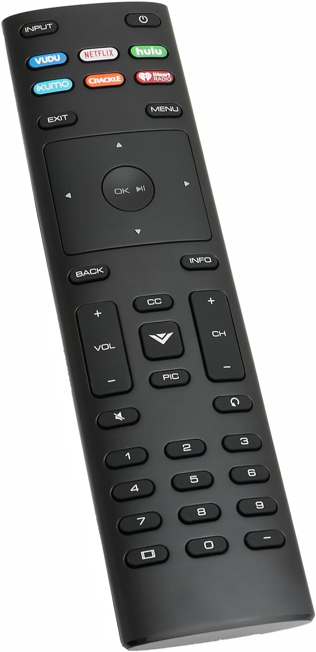 New XRT136 Remote Control fit for VIZIO TV D24F-F1 D32FF1 D43F-F1 E55U-D0 E55UD2 E55-D0 E55E1 M65-D0 M65E0 P65-E1 P75C1 P75E1 M70-E3 M75E1: Home Audio & Theater