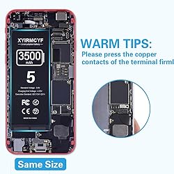 XYIRMCYF 3500mAh Super Capacity Battery Compatible