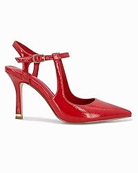 Coutgo Womens High Heels Pointed Toe Ankle Strap