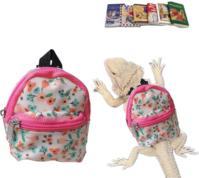 HAICHEN TEC Lizard Backpack for Bearded Dragons School Bag