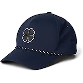 Black Clover Hybrid Luck 3 Adjustable Hat - Unisex Cap - Adjustable Snapback Closure - Polyester Fabric Navy Hat/Black Clover/Metallic Trim One Size One Size