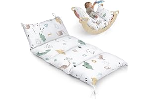 BlueWood Cushion for Climbing Arch, Montessori Philosophy Soft and Non-Slip Pillow for Kids, Pikler Cushion for Reading, Playing, Games, Parties (Dinosaur)