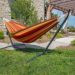 Vivere Double Sunbrella® Hammock with Space Saving