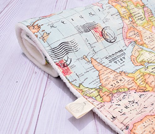 World map crib bedding Clearance