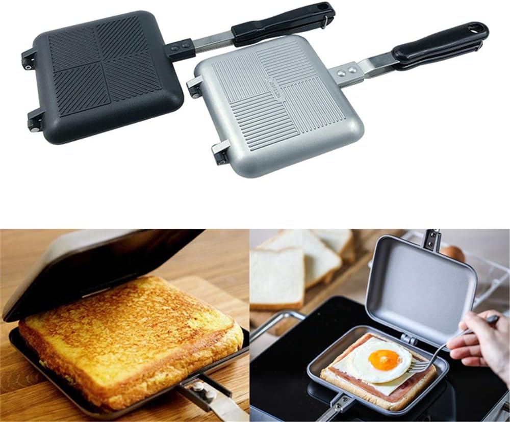 Toaster-Sandwich Maker Toaster, Waffle Iron Grill Frying Pan Breakfast Baking