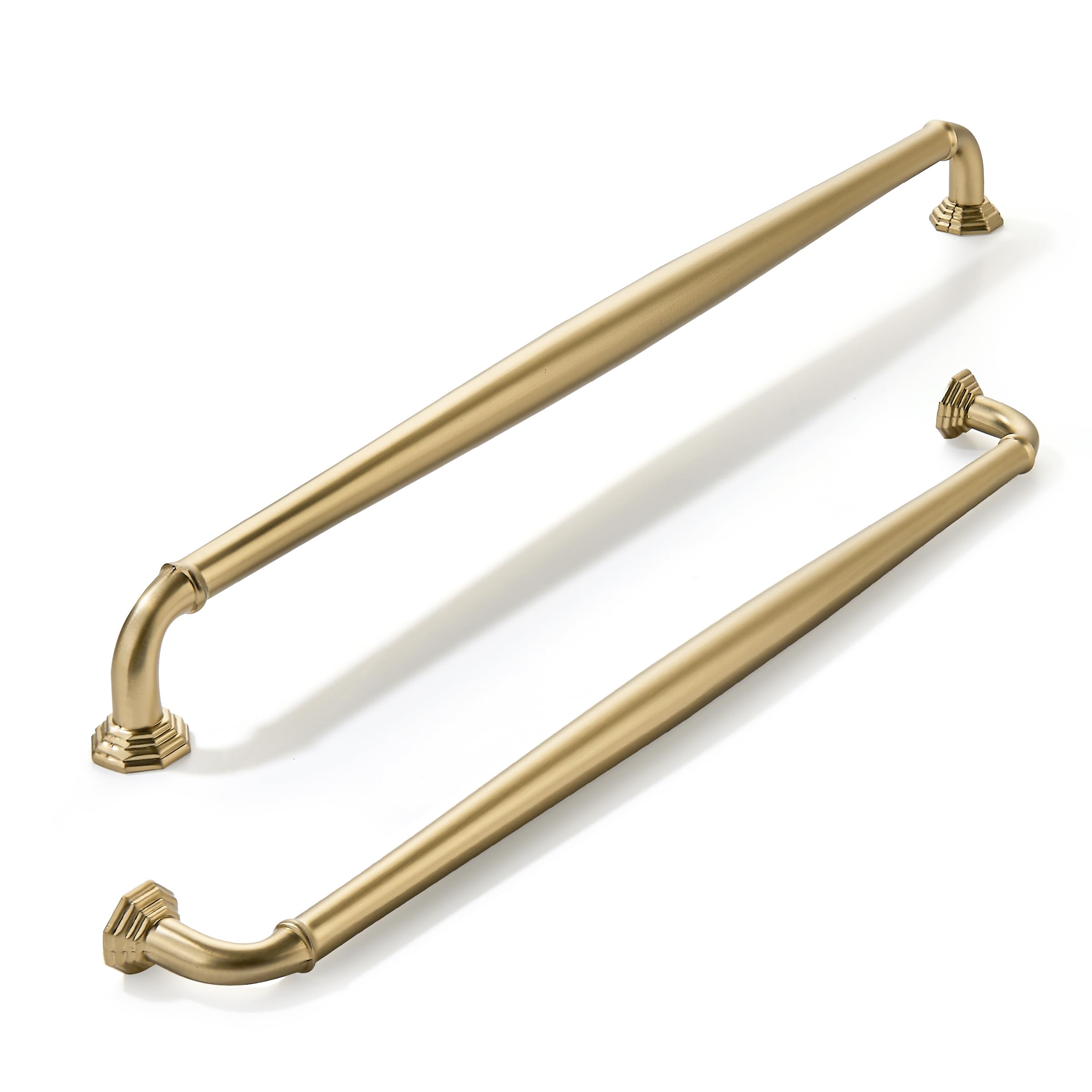 Photo 1 of khtumeware 1 Pack Appliance Handle Pull 18 Inch(457mm) Champagne Bronze Heavy Duty Solid Cabinet Handles Cabinet Pulls Heavy Duty Solid Cabinet Hardware for Cupboard Drawer Pulls Dresser Handle