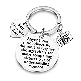 BAUNA Photographer Gift Camera Keychain Best