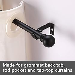 GXOACKJ Curtain Rods for windows 32-48 inch, 5/8