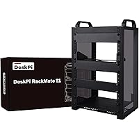 GeeekPi 8U Server Cabinet, 10 inch Server Rack for Network, Servers, Audio, and Video Equipment, DeskPi RackMate T1 Rackmount