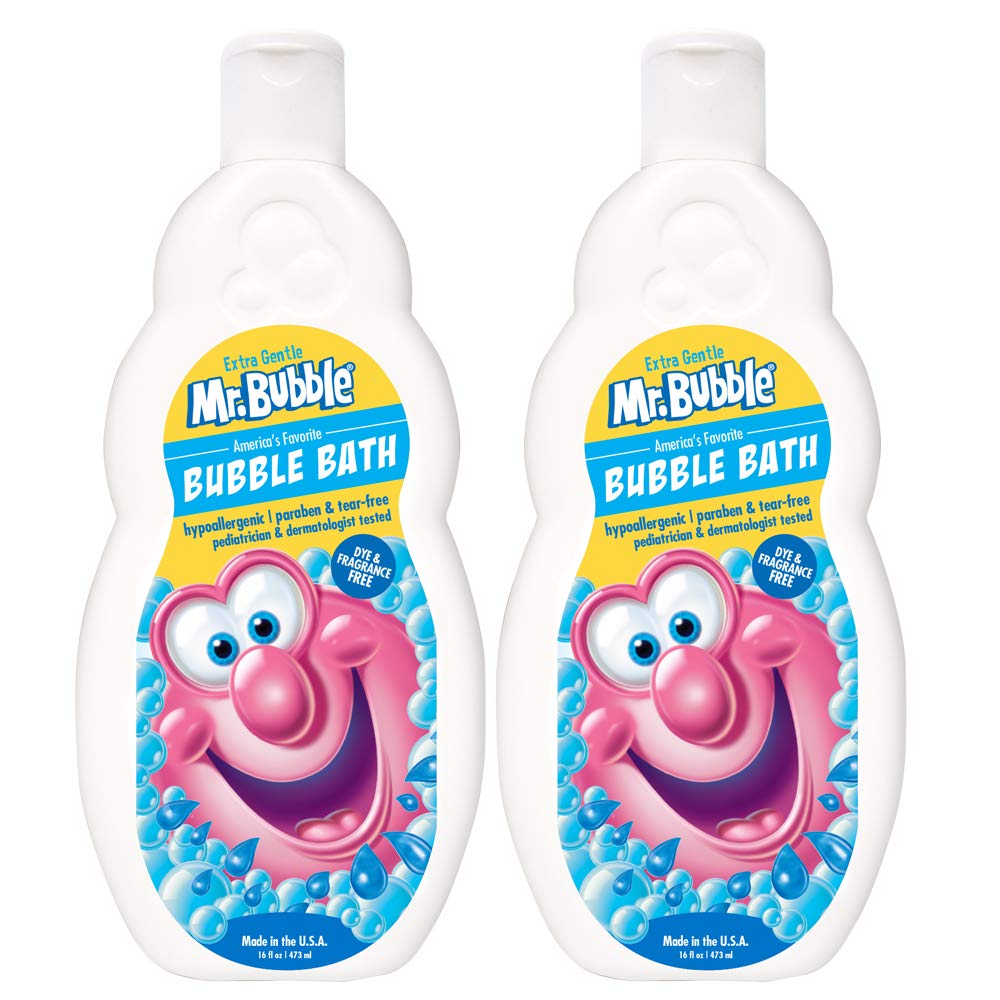 Mr. Bubble Extra Gentle Bubble Bath, 16 oz, Pack of 2 : Beauty