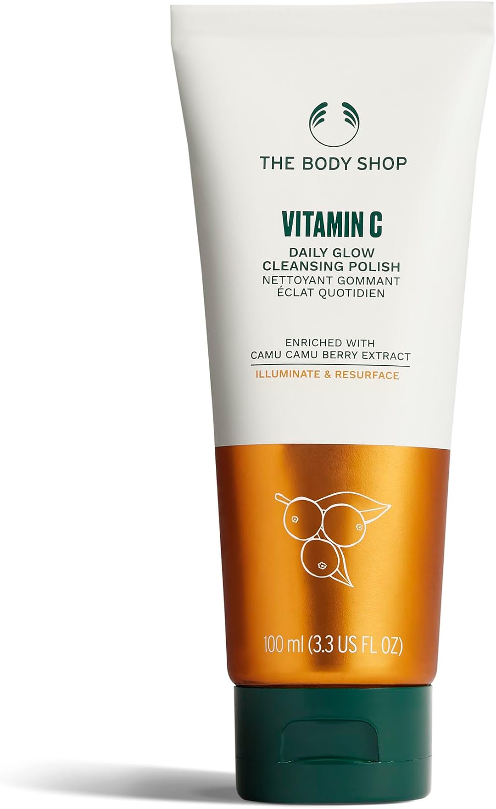 The Body Shop Vitamin C Daily Glow Cleansing Polish 100ml Exfoliating Face Wash