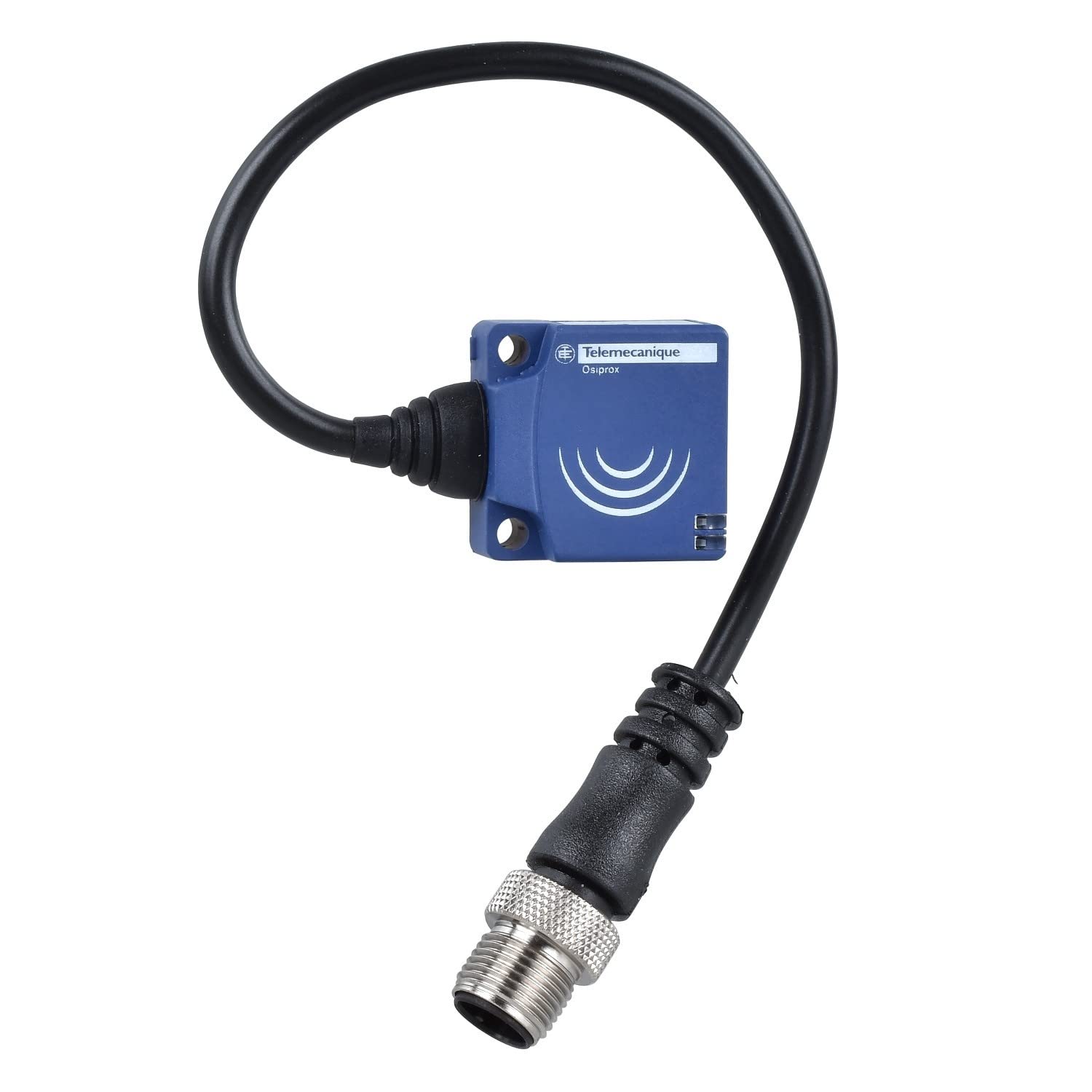 'Telemecanique Sensors xs8e1 a1mal01u20 Proximity Inductive Sensor Plastic, Flat, 2 cables, 15 mm SN, 1 NO, 24 – 240 VAC/DC, 3 Pin 1/2 20 UNF Male Connector Remote, 0.15 m Cable, 26 x 26 x 13 mm Format Flat