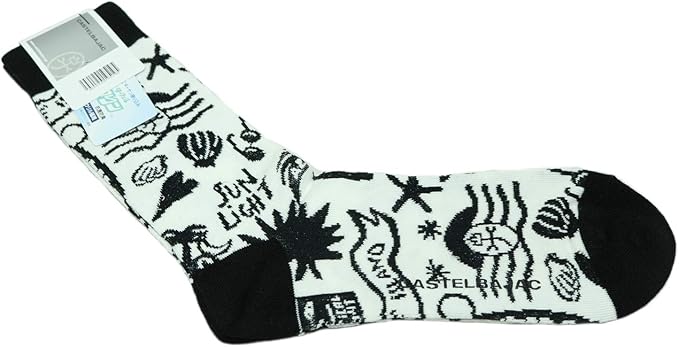 Amazon カステルバジャック Castelbajac イラスト総柄 レギュラー靴下 6487 スポーツソックス 通販