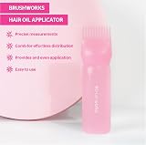 Brushworks Hair Oil Applicator Comb Head Serum Applicator Bottle with view 3