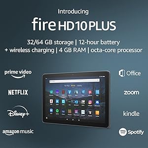 Introducing Fire HD 10 Plus tablet, 10.1