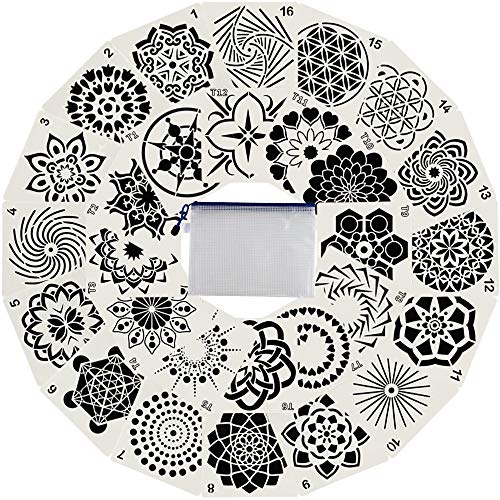 1 Mandala+Painting+Templates+Stencils+Projects