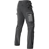 Moosehill Hiking Pants Men Stretch: Breathable Waterproof Quick Dry Lightweight Nylon Spandex Pants for Fishing Travel