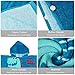 SearchI Hooded Beach Towels for Kids Toddlers Boys Girls 1 to 6 Years Old, Soft Absorbent Cotton Fast Drying Poncho Bath Towel for Swim Pool, Dinosaur 24 x 24 Inches
