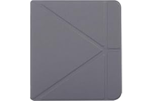 E-Book Leather Case for Kobo Libra H2O Slim Convenient Standing Sleep Up Function Full Body Protection Sturdy PU PC