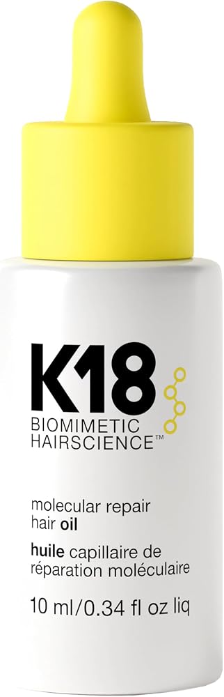 K18 Molecular Repair Hair Oil, Weightless Oil for Stronger, Healthier Hair, Suitable For All Hair Types