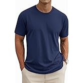 MAGNIVIT Men's Shirts Short Sleeve Cotton T-Shirt Crew Neck Light Tees Classic Basic Casual Tops Plain Soft Shirt