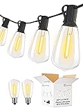 DAMAING LED Outdoor String Lights 100FT Waterproof