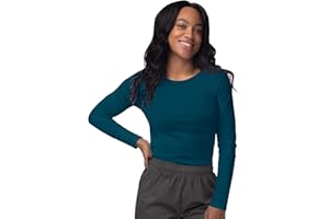 Sivvan Scrubs for Women - Long Sleeve Comfort Underscrub Tee