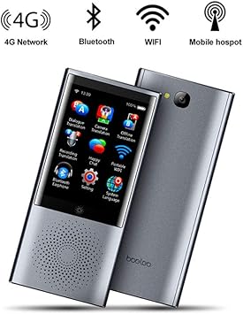Traductor De Voz Traductor Offline Ai Voz Foto Traductor 2 8 Pantalla Tactil 4g Wifi 8 Gb De Memoria 2080 Mah 45 Idiomas Viajes De Negocios Y Traduccion Gray Amazon Com Mx Oficina Y Papeleraa