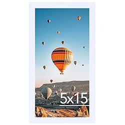 JCJMY 5x15 Picture Frame White for Wall