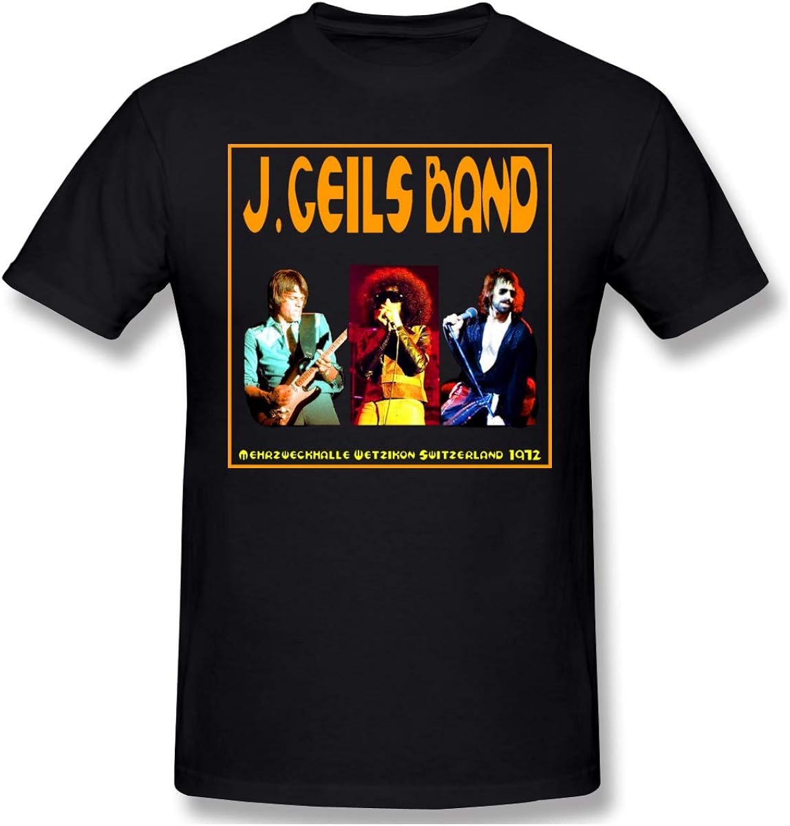 WmCohen J. Geils Band Mens Fashion TShirt Black 5XL