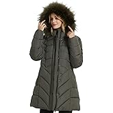 BINACL Women's Winter Warm Thicken Long Outwear Pockets Coat Parka Jacket XS-3XL