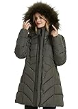 BINACL Women's Winter Warm Thickened Long Coat with
