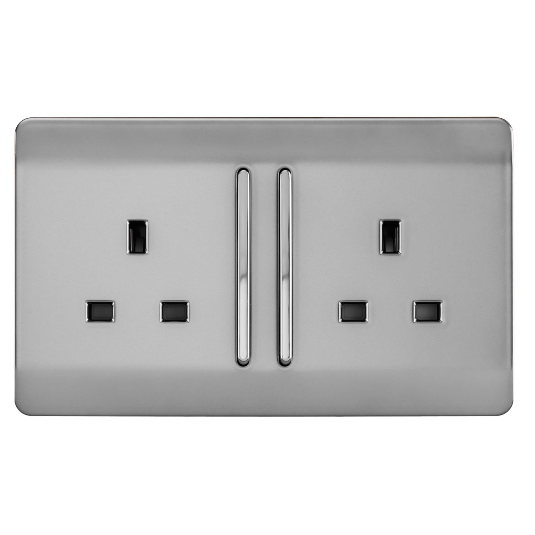 Trendi Switch Plug Socket, Steel, ART-SKT213L