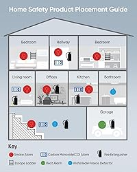 5-in-1 Carbon Monoxide Detectors, Natural Gas Leak