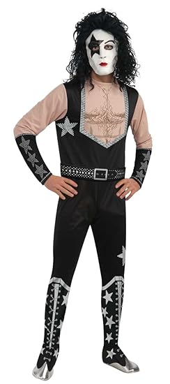 Kiss Herren Kostüm The Starchild Stern Kisskostüm Gr.XL